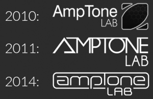 AmpTone Lab logo evolution