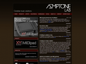 AmpTone Lab website - 2011